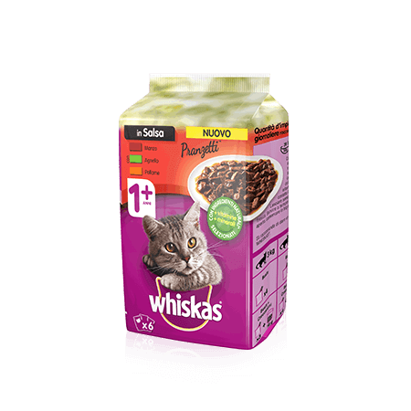 whiskas lunches beef gr.50x6